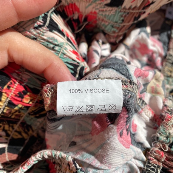 🌺 EVENT BOHO TROPICAL FLORAL HIGH WAIST LOOSE PANTS! - Picture 7 of 9